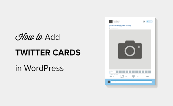 Beginners Guide on How to Add Twitter Cards in WordPress