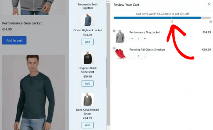 Cart for WooCommerce rewards