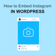 Embed Instagram in WordPress