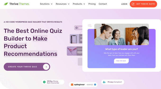 Thrive Quiz Builder