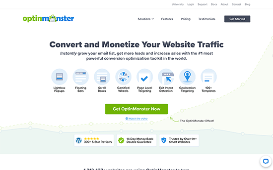 OptinMonster website