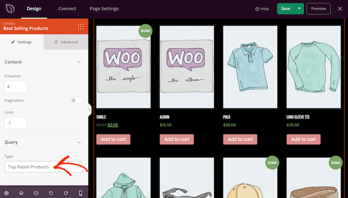 Promoting WooCommerce products on a custom page
