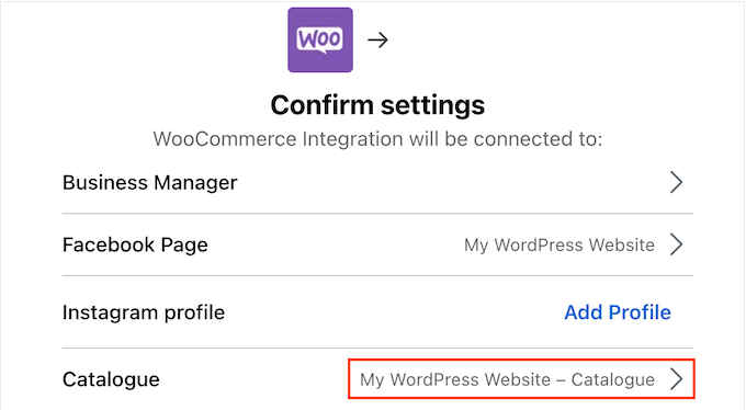 选择 WooCommerce 产品目录
