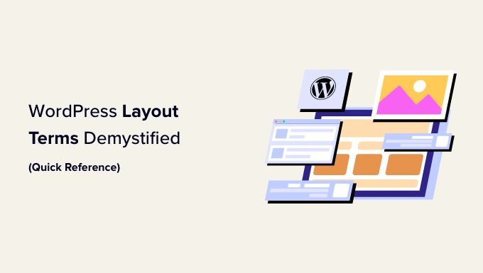 Learning WordPress layout and design terms