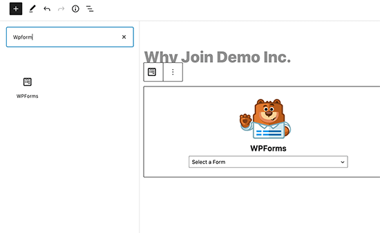 Wpformsblock