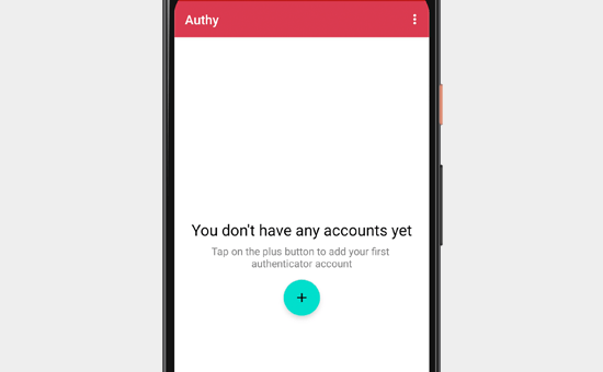 Aggiungi un account nella tua app di autenticazione