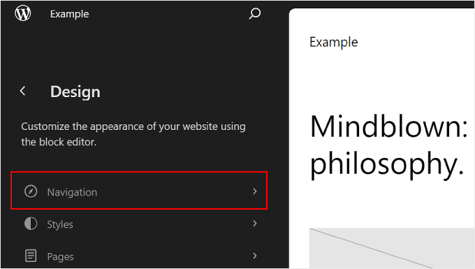 Adăugarea de linkuri în meniul de navigare