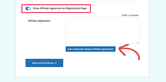 Generateaffiliateagreement