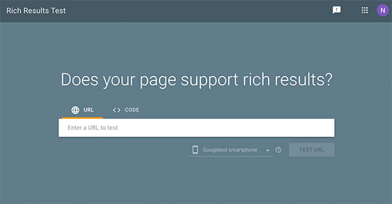 Rich Snippets Testing Tool