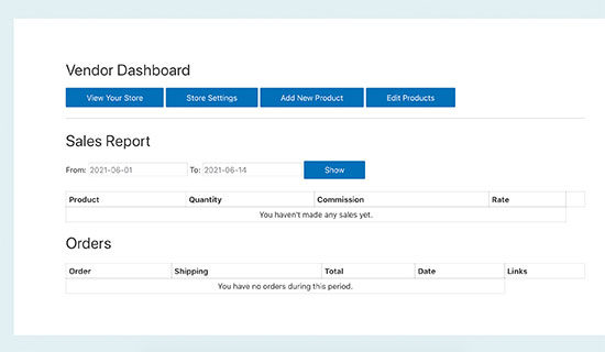 Seller Dashboard