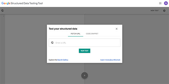 Structured data testing tool