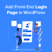How to Add Front-End Login Page and Widgets in WordPress (3 Ways)