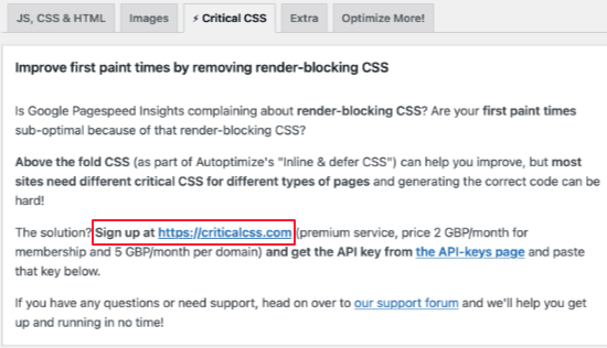 注册一个重要的 CSS 帐户