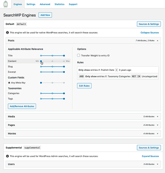 Searchwp Engines