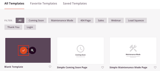 SeedProd's professionally-designed templates