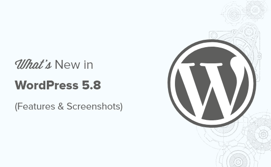 Nieuwe functies van WordPress 5.8 met screenshots