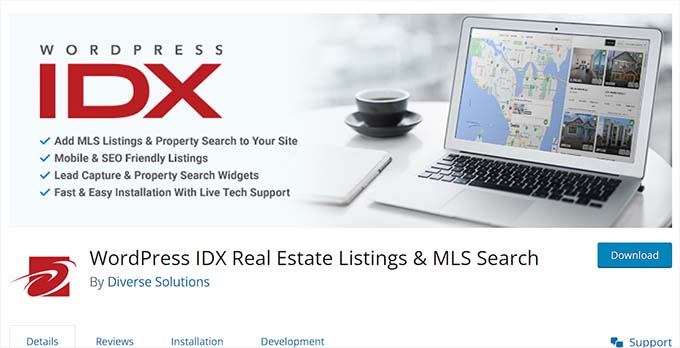 WordPress IDX Real Estate Listings & MLS Search