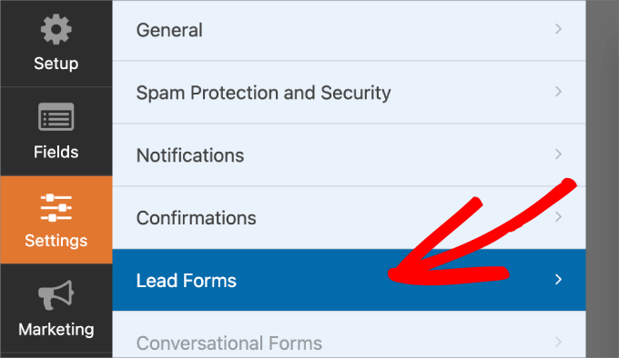 lead forms wpforms