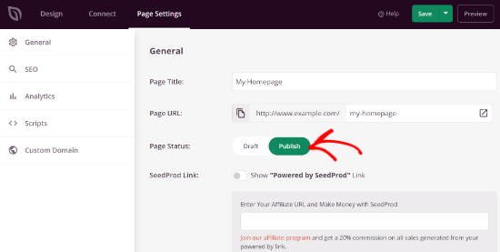 Publique a sua página inicial Publique a sua página inicial