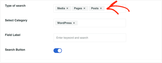 Searching posts, pages, media, and more using SearchWP
