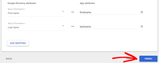 Set Google directory attributes