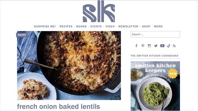 Smitten Kitchen Blog