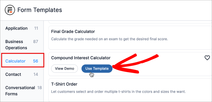 use compound interest calculator template