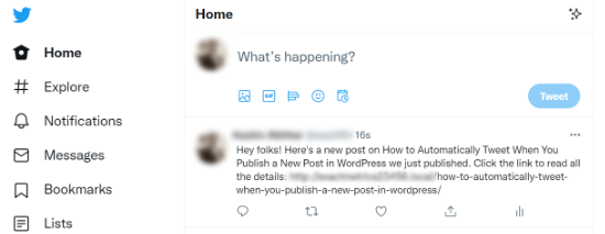 Comparta tweets automáticamente cuando se publiquen nuevas publicaciones