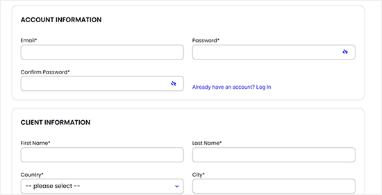Kassa hos SiteGround
