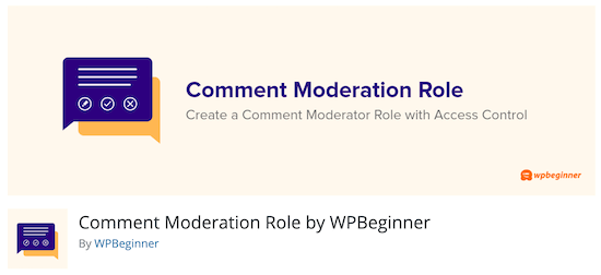 Comment Moderation Role Plugin