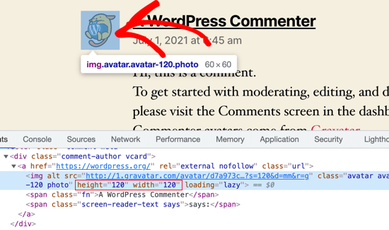 How To Change The Gravatar Image Size In WordPress