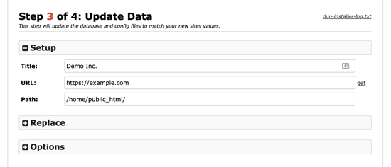 Update site URLs