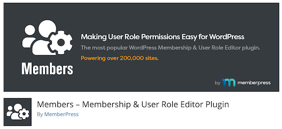 Members Plugin