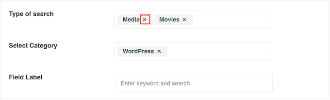 Excluding content from the WordPress search results