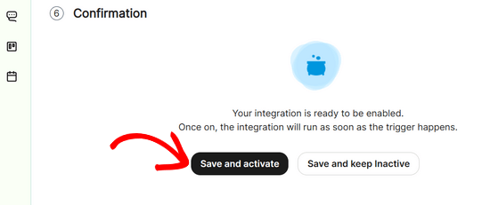 Save and activate RSS email