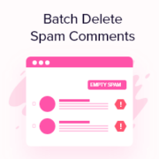 How to Batch Delete Spam Comments in WordPress