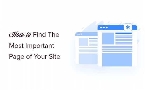 Find The Most Important Page Of Your Site