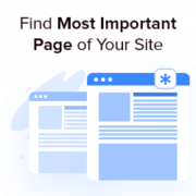 How to Find the Most Important Page of your Site