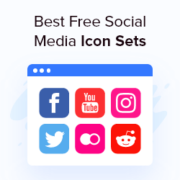 Free Social Media Icon Sets in WordPress