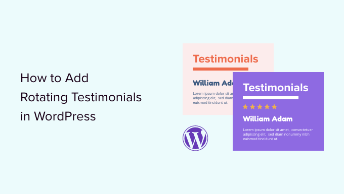 How to add rotating testimonials in WordPress