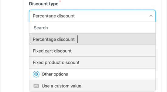 Choose the Type of WooCommerce Discount You Wish to Offer