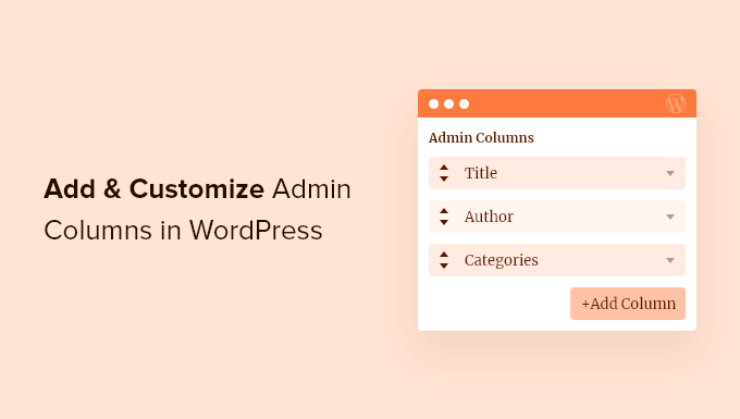 Add Admin Columns In Wordpress