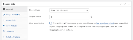 Creating a WooCommerce shipping discount