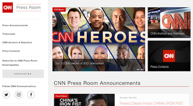 CNN Press Room