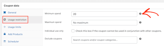 Restricting the free and discounted shipping coupon