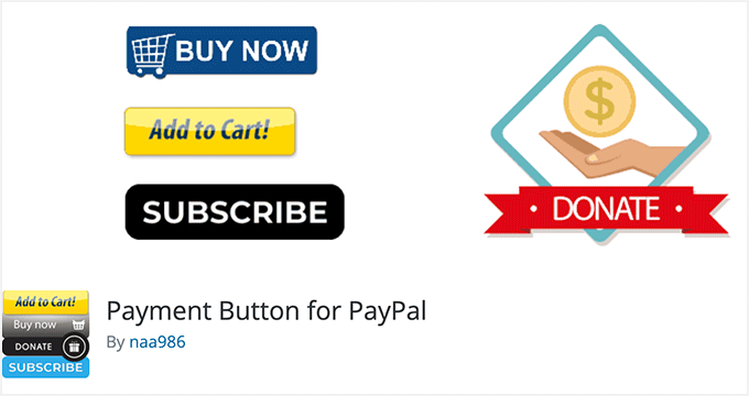 Payment Button for PayPal