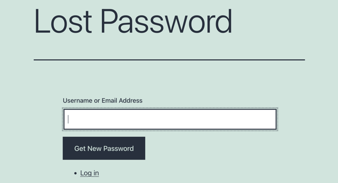 Tema Il mio accesso Reimposta password Anteprima