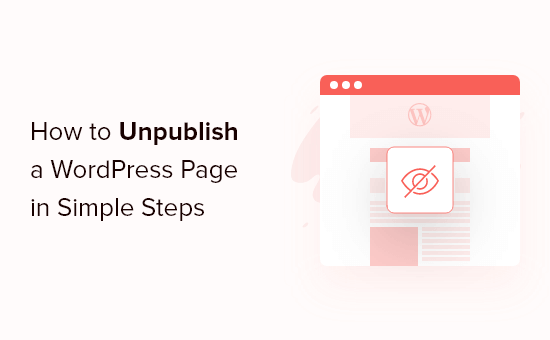 Unpublish A Wordpress Page Og