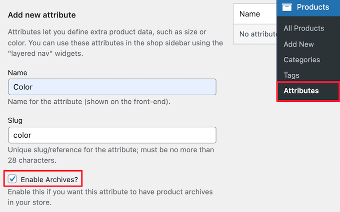 Add new product attribute