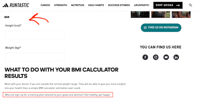 How to create an online calculator